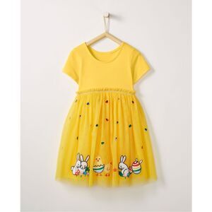 Hanna Andersson Yellow Tulle Spring/Easter Dress Size 3T